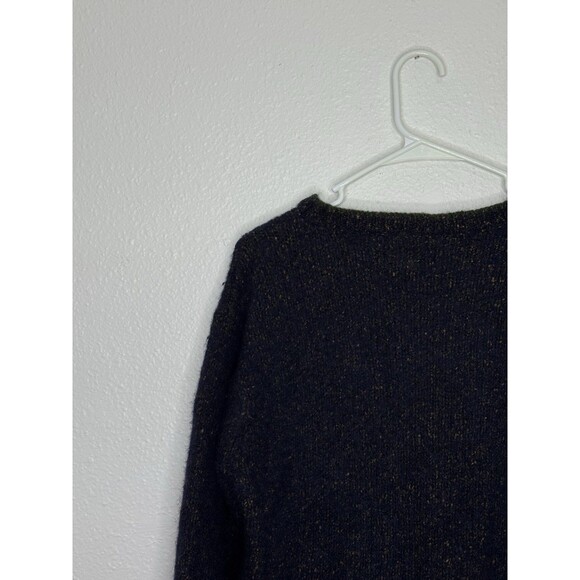 Vtg Dockers Mens Wool Blend Pullover Crewneck Knit Grandpa Sweater Blue 90s Sz M - Picture 10 of 16